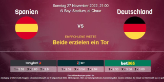 Vorhersage zur WM 2022 Spanien - Deutschland: 27 November 2022
