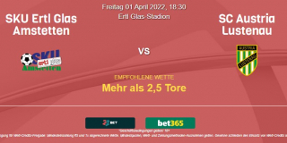 Vorhersage zu Österreich 2. Liga Amstetten - Austria Lustenau: 01 April 2022