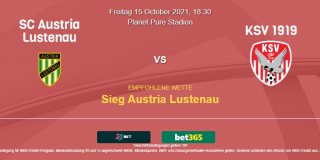 Vorhersage zu Österreich 2. Liga Austria Lustenau - Kapfenberg: 15 Oktober 2021