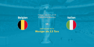 Vorhersage zum EM 2021 Spiel Belgien - Italien: 2 Juli