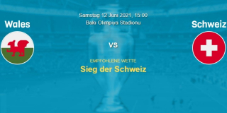 Vorhersage zum EM 2021 Spiel Wales vs Schweiz: 12 Juni