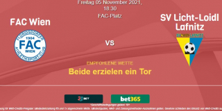 Vorhersage zu Österreich 2. Liga Floridsdorfer AC - Lafnitz: 05 November 2021