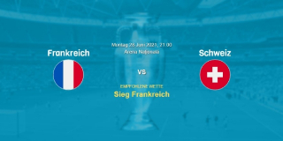 Vorhersage zum EM 2021 Spiel Frankreich - Schweiz: 28 Juni