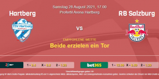 Vorhersage zu Admiral Bundesliga Hartberg - RB Salzburg: 28 August 2021