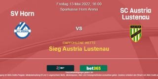 Vorhersage zu Österreich 2. Liga Horn - Austria Lustenau: 13 Mai 2022