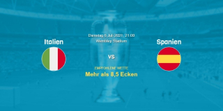 Vorhersage zum EM 2021 Spiel Italien - Spanien: 6 Juli