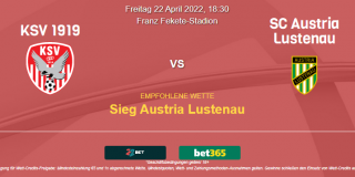 Vorhersage zu Österreich 2. Liga Kapfenberg - Austria Lustenau: 22 April 2022
