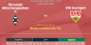 Vorhersage zur Deutschen Bundesliga M'Gladbach - VfB Stuttgart: 04 November 2022
