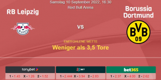Vorhersage zur Deutschen Bundesliga RB Leipzig - Borussia Dortmund: 10 September 2022