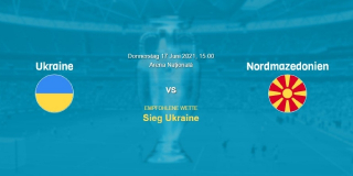 Vorhersage zum EM 2021 Spiel Ukraine - Nordmazedonien: 17 Juni