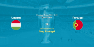 Vorhersage zum EM 2021 Spiel Ungarn - Portugal: 15 Juni