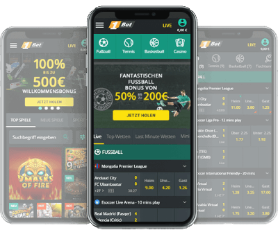 1bet mobile Webseite