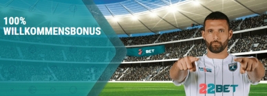 Der Willkommensbonus bei 22bet