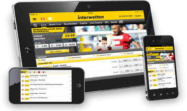 Interwetten Sportwetten auf dem handy