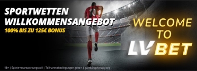 Bei LV BET starten Sie Gratiswetten bis zu 125€