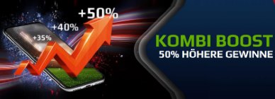 Kombiwetten Bonus Boost bei NetBet