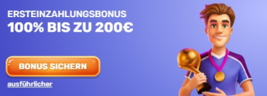 Bei SlotsPalace starten Sie Wilklkommensbonus bis zu 200€