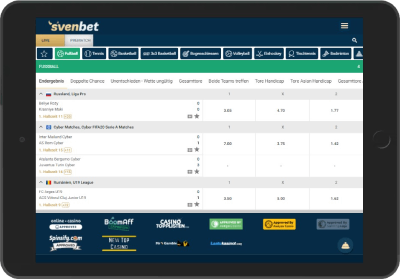 Svenbet Sportwetten auf dem handy