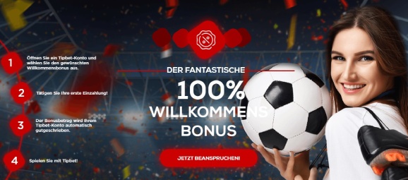 >Der einzigartige Tipbet Bonus