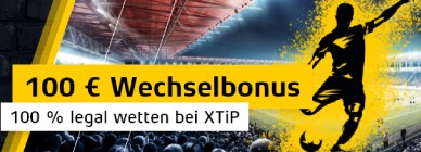 Der Willkommensbonus bei XTiP Sportwetten