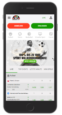 ZodiacBet Sportwetten auf dem handy